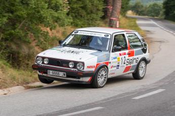 Jordi Ventura-Josep Autet (Volkswagen Golf GTI). Ral·li Osona 2019 (Foto: Letsfilm Studio)